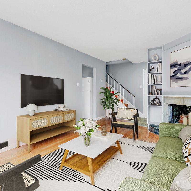Spacious and bright living room at Parkwood Hills TH & GH